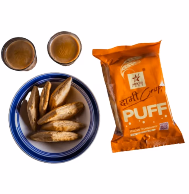 Product Arksh Food Dami Crispy Puff (Regular - 150 gm)	